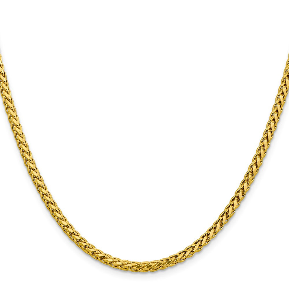 Gold (14K) Semi-Solid Diamond-Cut Wheat Chain