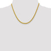 Gold (14K) Semi-Solid Diamond-Cut Wheat Chain