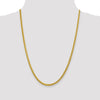 Gold (14K) Semi-Solid Diamond-Cut Wheat Chain