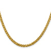 Gold (14K) Semi-Solid Diamond-Cut Wheat Chain