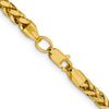 Gold (14K) Semi-Solid Diamond-Cut Wheat Chain