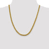 Gold (14K) Semi-Solid Diamond-Cut Wheat Chain