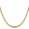 Gold (14K) Semi-solid Diamond-Cut Open Link Cable Chain