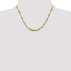 Gold (14K) Semi-solid Diamond-Cut Open Link Cable Chain