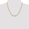 Gold (14K) Semi-solid Diamond-Cut Open Link Cable Chain