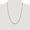 Gold (14K) Semi-solid Diamond-Cut Open Link Cable Chain