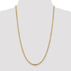 Gold (14K) Semi-solid Diamond-Cut Open Link Cable Chain