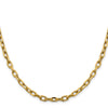 Gold (14K) Semi-solid Diamond-Cut Open Link Cable Chain