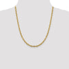 Gold (14K) Semi-solid Diamond-Cut Open Link Cable Chain