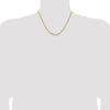 Gold (14K) Semi-solid Diamond-Cut Open Link Cable Chain