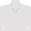 Gold (14K) Semi-solid Diamond-Cut Open Link Cable Chain
