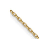 Gold (14K) Semi-solid Diamond-Cut Open Link Cable Chain
