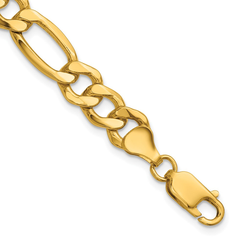 Gold (10K & 14K) Semi-Solid Figaro Chain