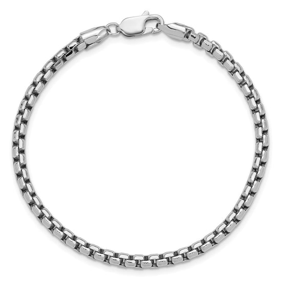 Gold (14K) Semi-Solid Round Box Chain