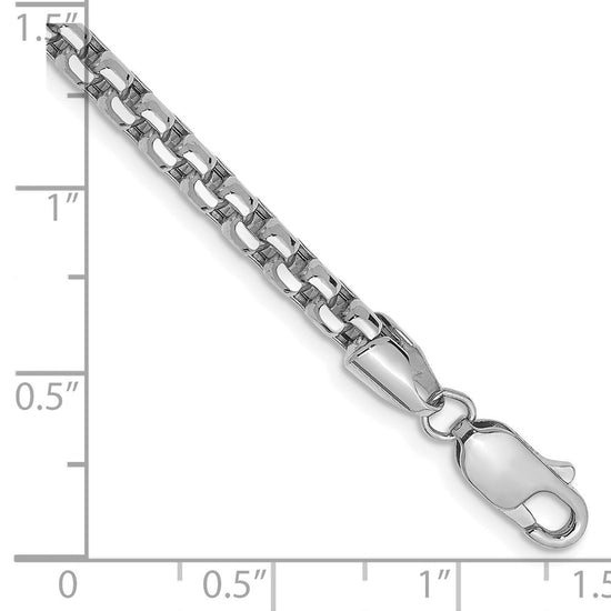 Gold (14K) Semi-Solid Round Box Chain