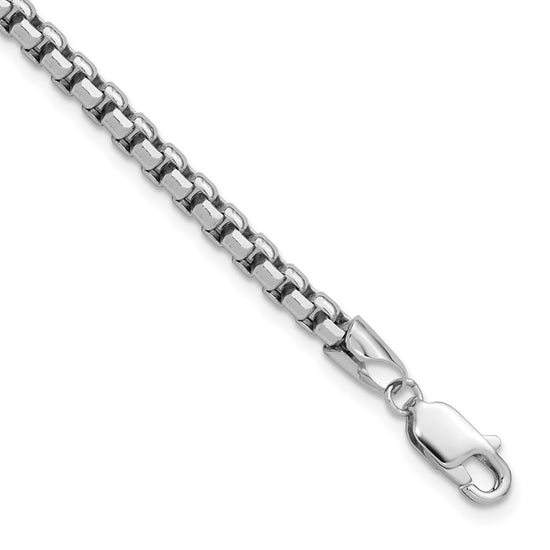 Gold (14K) Semi-Solid Round Box Chain