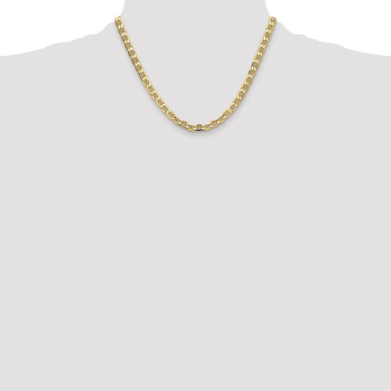 Gold (10K & 14K) Semi-Solid Anchor Chain