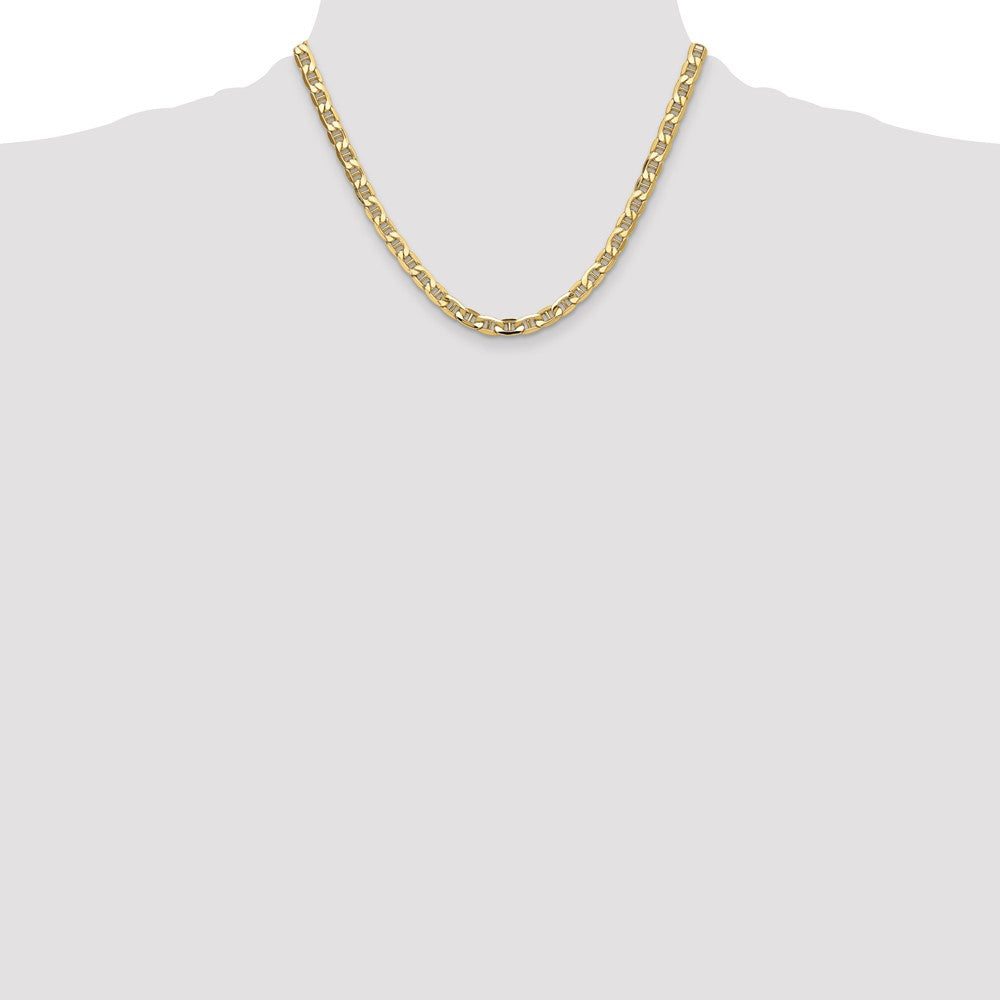 Gold (10K & 14K) Semi-Solid Anchor Chain
