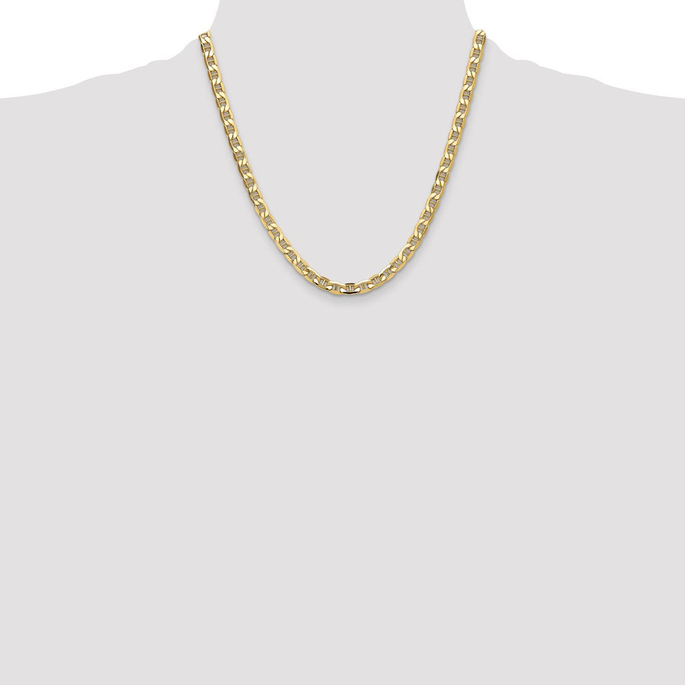 Gold (10K & 14K) Semi-Solid Anchor Chain
