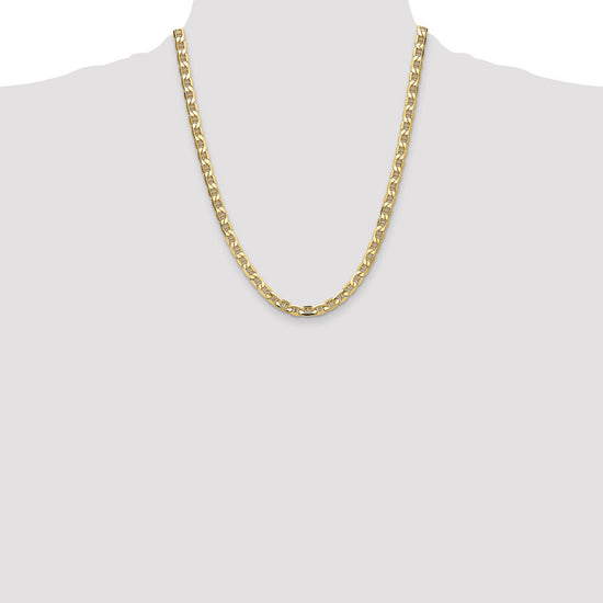 Gold (10K & 14K) Semi-Solid Anchor Chain