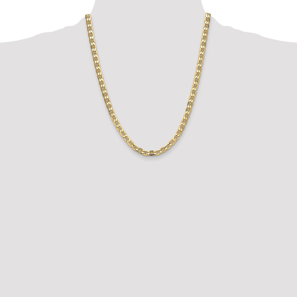 Gold (10K & 14K) Semi-Solid Anchor Chain
