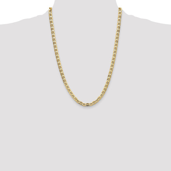 Gold (10K & 14K) Semi-Solid Anchor Chain