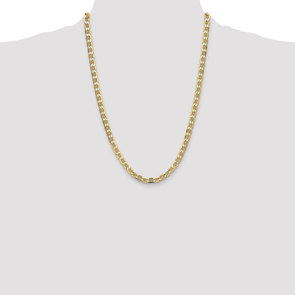 Gold (10K & 14K) Semi-Solid Anchor Chain