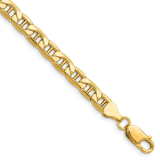 Gold (10K & 14K) Semi-Solid Anchor Chain