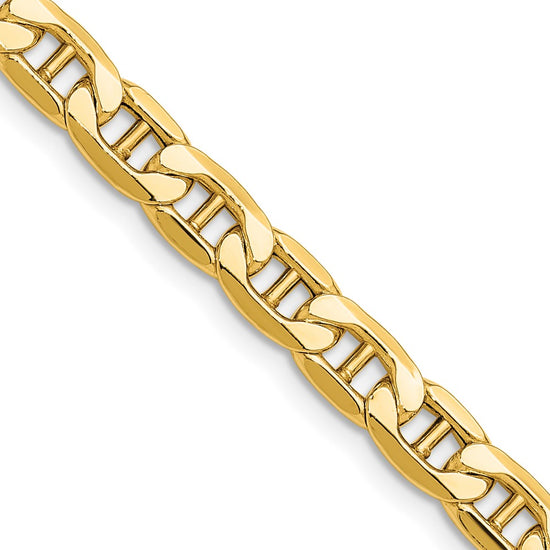 Gold (10K & 14K) Semi-Solid Anchor Chain