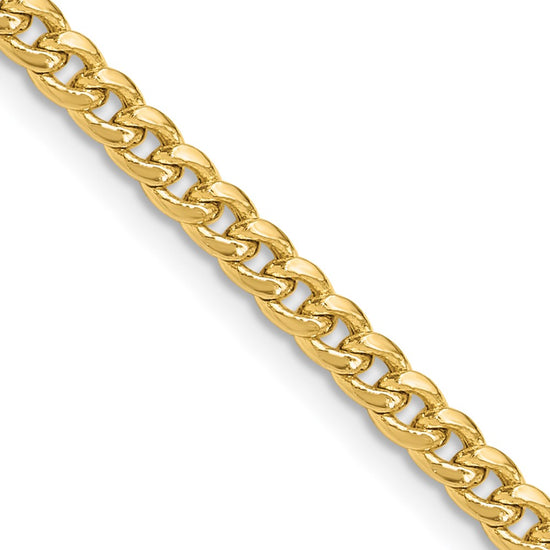 Gold (10K & 14K) Semi-Solid Miami Cuban Chain