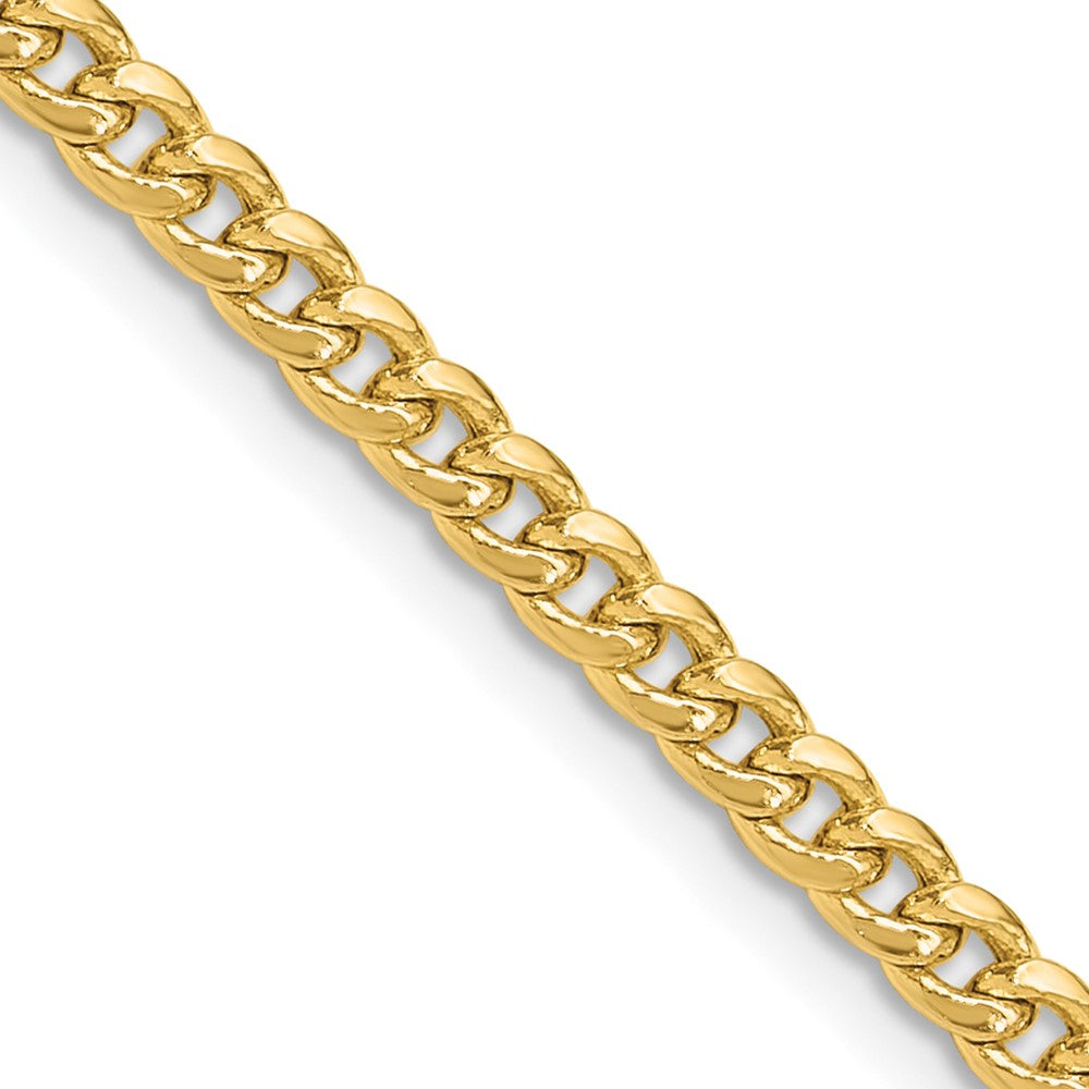 Gold (10K & 14K) Semi-Solid Miami Cuban Chain