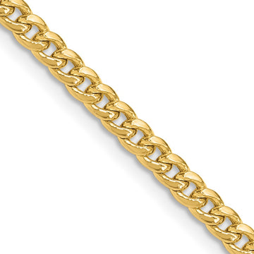 Gold (10K & 14K) Semi-Solid Miami Cuban Chain