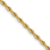 Gold (10K & 14K) Semi-Solid Rope Chains