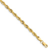 Gold (10K & 14K) Semi-Solid Rope Chains