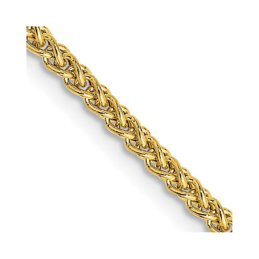 Gold (14K) Semi-Solid Wheat Chain