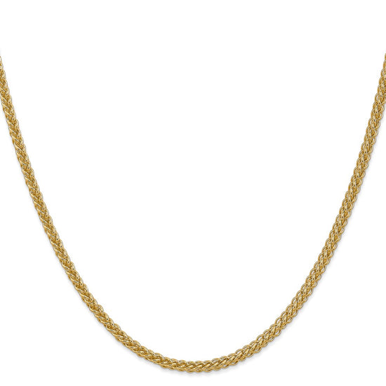 Gold (14K) Semi-solid 3-Wire Wheat Chain