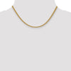 Gold (14K) Semi-solid 3-Wire Wheat Chain