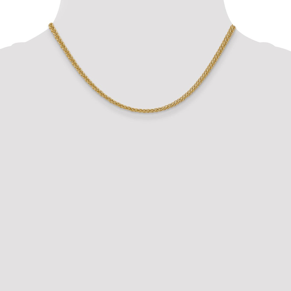 Gold (14K) Semi-solid 3-Wire Wheat Chain