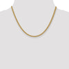 Gold (14K) Semi-solid 3-Wire Wheat Chain