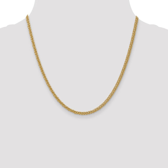 Gold (14K) Semi-solid 3-Wire Wheat Chain