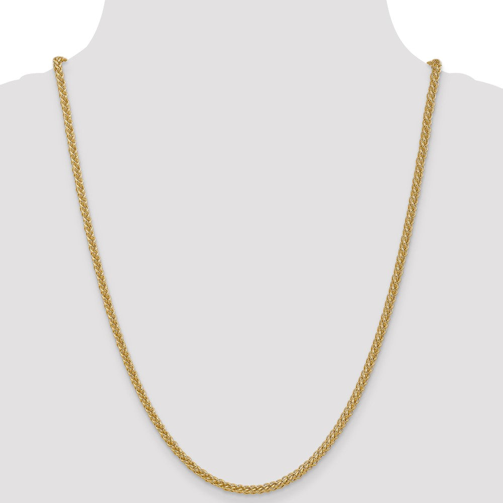 Gold (14K) Semi-solid 3-Wire Wheat Chain