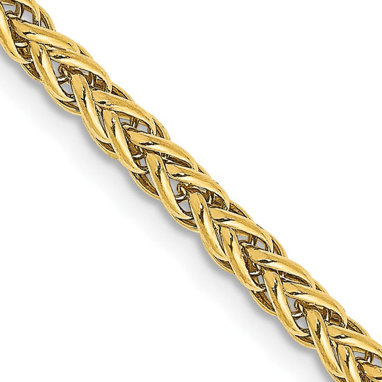 Gold (14K) Semi-solid 3-Wire Wheat Chain