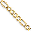 Gold (10K & 14K) Semi-Solid Figaro Chain
