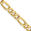 Gold (10K & 14K) Semi-Solid Figaro Chain