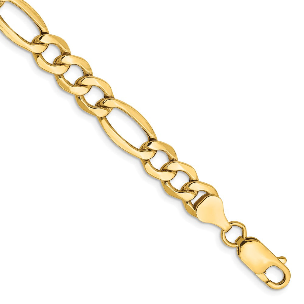 Gold (10K & 14K) Semi-Solid Figaro Chain