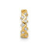 14k 16 Gauge CZ Cartilage Ring
