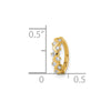 14k 16 Gauge CZ Cartilage Ring