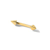 14K 16 Gauge Polished Spiked Eyebrow Jewelry