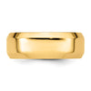 14KR 8mm Bevel Edge Comfort Fit Band Size 12.5