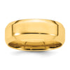 14KR 8mm Bevel Edge Comfort Fit Band Size 12.5